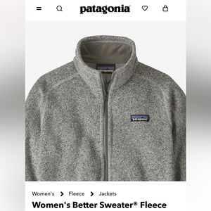 Patagonia Women’s Better Sweater Fleece Jacket | Size Small